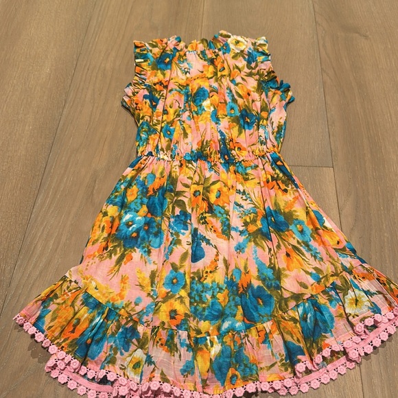 Zimmerman Floral Kids Dress with Ruffle Details - Picture 2 of 5